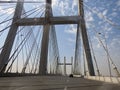 The Rod El Farag Axis Tahya Misr Masr Bridge, the world's widest cable-stayed bridge according to Guinness