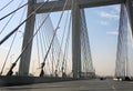 The Rod El Farag Axis Tahya Misr Masr Bridge, the world's widest cable-stayed bridge according to the