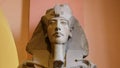 CAIRO, EGYPT- SEPTEMBER, 26, 2016: front view on view of a statue of akhenaten in cairo