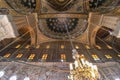 Cairo, Egypt - September 16, 2018: Interior of the Mosque of Muhammad Ali, also known as the Alabaster Mosque, Situated on the Royalty Free Stock Photo