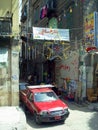 Cairo in egypt: the street and the building