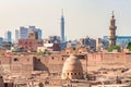 18/11/2018 Cairo, Egypt, view of the panorama of the roof of a dead city