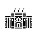 cairo museum glyph icon vector illustration Royalty Free Stock Photo