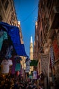 Cairo residential district, busy streets of Cairo Royalty Free Stock Photo