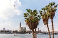 Cairo Tower and the Nile, city view, Egypt Royalty Free Stock Photo