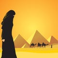 Cairo and woman