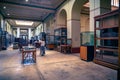 Interior of the Museum of Egyptian Antiquities commonly known as the Egyptian Museum or Cairo Museum in Cairo Egypt Royalty Free Stock Photo