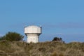 Caister water tower. Caister-on-sea concrete water tower from the beach