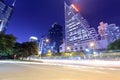 Caiwuwei financial center of shenzhen city night view