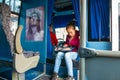 Colombia Cajica typical bus interior
