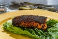 Cajun Blackened Salmon Steak