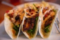 Cajun Fish Tacos Royalty Free Stock Photo