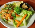 Cajun Shrimp with Broccoli and Carrots