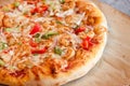 Cajun shrimp pizza