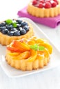 Cake with apricots Royalty Free Stock Photo