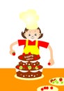 Cake Baker Royalty Free Stock Photo