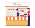 Cake and bakery shop Royalty Free Stock Photo