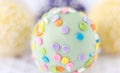 Cake ball with icing