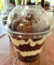 Cake chocolate pote