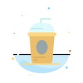 Cake, Cole, Drink, Holiday, Independence Abstract Flat Color Icon Template