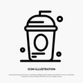 Cake, Cole, Drink, Holiday, Independence Line Icon Vector