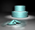 Cake and comfit Royalty Free Stock Photo