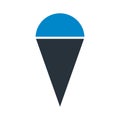 Cake cone Vector icon which can easily modify or edit