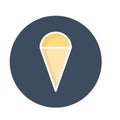 Cake cone Vector icon which can easily modify or edit Royalty Free Stock Photo