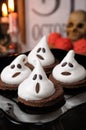 Cake ghosts for Halloween Royalty Free Stock Photo