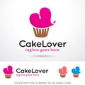 Cake Lover Logo Template Design Vector