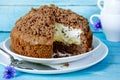 Cake mink mole or mole hole cake Royalty Free Stock Photo