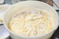 Cake mixture in large bowl.