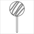 cake pops chocolate day sweet food icon