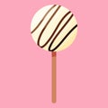 cake pops chocolate day sweet food icon