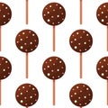 cake pops chocolate day sweet food pattern