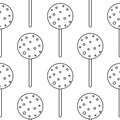 cake pops chocolate day sweet food pattern