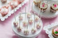 Cake pops and cupcakes