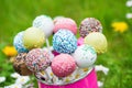 Cake Pops in a little watering can