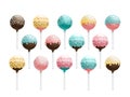 Cake pops set.