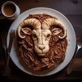 Mind-bending Ram Head Cake: A Delicious Twist Of Art And Wildlife