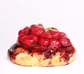 Cake raspberry isolated on a background