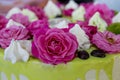 Cake with roses birthday