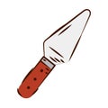 Cake server utensil icon. Vector Royalty Free Stock Photo