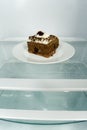 Cake on shelf Royalty Free Stock Photo