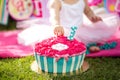 Cake smash Royalty Free Stock Photo