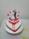A cake spreading love