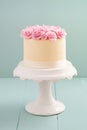 Cake with sugar roses