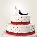 Cake topper Royalty Free Stock Photo