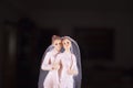 Cake topper lesbian wedding couple