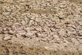 Caked dry earth inside Fish River Canyon